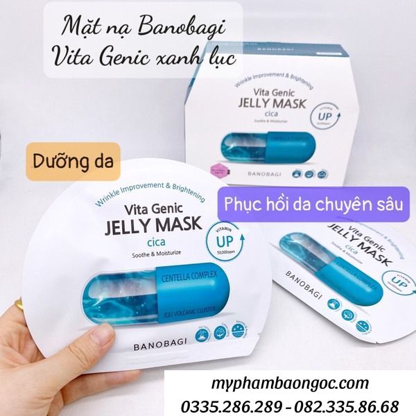 MẶT NẠ BANOBAGI VITA GENIC JELLY MASK HÀN QUỐC HỘP 10 MIẾNG